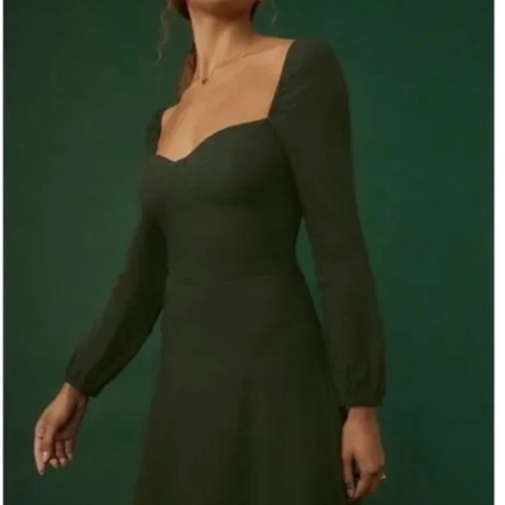 Reformation Mochi Dress Fern Green - Size 2 NWT never worn
